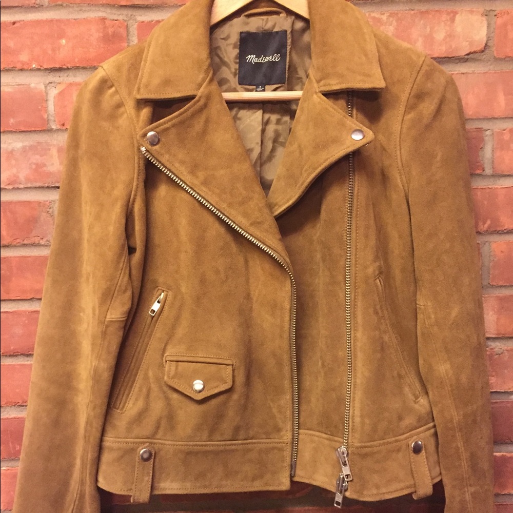 Suede Moto Jacket